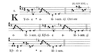 Missa XI (Orbis factor) - In Dominicis infra annum (2. class sundays during the year) - Kyrie