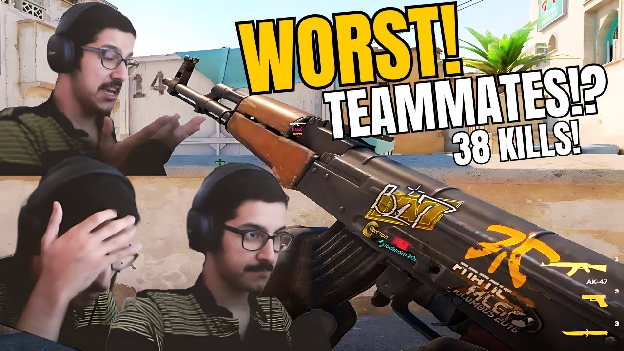 The Worst Teammates On The Planet Cs2 Faceit 38 24 6 Youtube