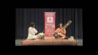 September 30-2023 Pt.Krishna Mohan Bhatt on Sitar, Raga Saraswati. Shri Gourisankar on Tabla at FAU.