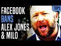 Facebook Bans Alex Jones, Milo, Louis Farrakhan