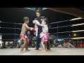 Muay Thai Show😘รีนะRIINA VS Nung1! リイナ VS ヌン(男の子)！【29,000,000views】ムエタイ キックボクシング 子供 試合！ タイKickboxing