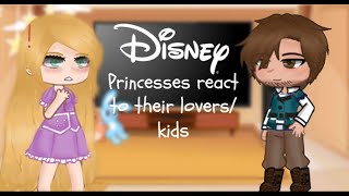 Disney princesses react to their lovers/kids (Gacha club) |Addisseyon2.0| (Halloween special)