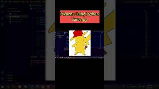 Pikachu Using Python Turtle 🐢 | #python #programming #shorts
