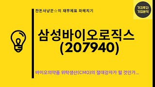 [재무제표 파헤치기] 삼성바이오로직스(207940), #바이오위탁생산(CMO)의 절대강자의 자질을 갖춘 기업, 기업분석, 주가분석