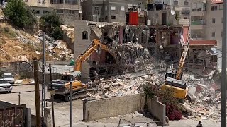 Israel destrói prédio palestino em Jerusalém e deixa 35 desabrigados | AFP