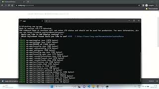 Install and create simple angular 15 project