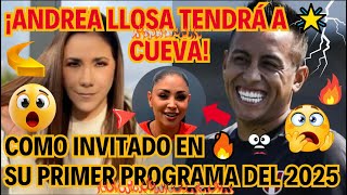 Andrea Llosa tendrá a Christian Cueva como invitado en su primer programa del 2025 / Christian Cueva