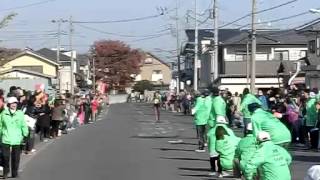 Half Marathon Kawagoe 2013 Yuki Kawauchi at the last corner to the goal in 8x hi speed camera