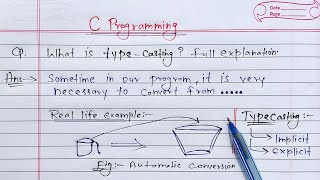 C Typecasting | What is Type Conversion? full Explanation | Learn Coding