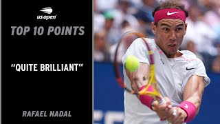 Rafael Nadal | Top 10 Points | 2022 US Open