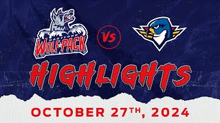 10.27.2024 Hartford Wolf Pack vs Springfield Thunderbirds