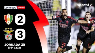 Resumo: Estrela Amadora 2-3 Benfica - Liga Portugal Betclic | sport tv