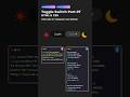 Toggle switch part 07 using html & css