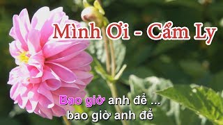 Mình Ơi Karaoke   Cẩm Ly