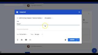 Google Classroom Student "Groups"