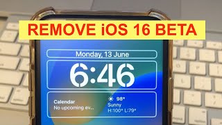 How To Remove iOS 16 Beta Profile | Uninstall iOS 16 Beta From iPhone