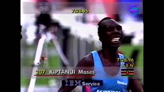 Moses Kiptanui World 3000m Record - Cologne 1992