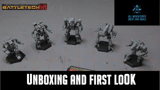 Battletech - Clan Heavy Striker Star - unbox and review