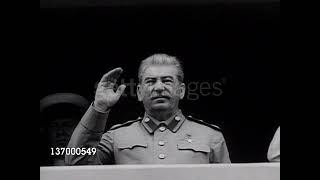 USSR Anthem Parade of Athletes at stadium Dynamo 1947 (Парад физкультурников на стадионе Динамо)