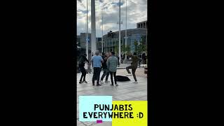 Punjabi Street Dance in Birmingham UK - Their moves aha😂😊🕺💃 (Don't forget to subscribe) #shorts
