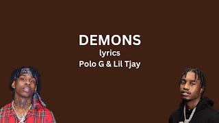 Polo G & Lil Tjay - Demons LYRICS (unreleased) #polog #liltjay