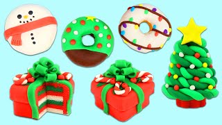How to Make Play Doh Christmas Tree, Donuts, & More! Fun & Easy DIY Play Dough Crafts Super Video!