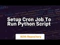 setup cron job to run python script