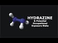 Hydrazine and Potential Occupational Exposure Risks