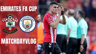 Southampton FC 1-4 Man City | MATCHDAYVLOG | Emirates FA Cup Quarter Finals