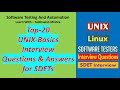 Top 20 UNIX Basics Interview Questions and Answers for Software Testing professionals