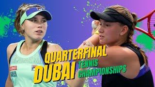 Match Highlights: Elena Rybakina vs Sofia Kenin | Quarterfinal | 2025 Dubai Tennis Championships