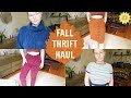 FALL THRIFT HAUL (TRY-ON) | MEGHAN HUGHES