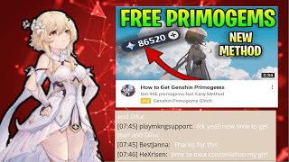 I tried the link in this free primogems genshin ad and this happened! - Genshin Impact (2021)