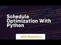 schedule optimization with python