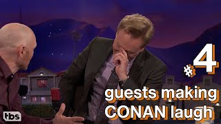 Guests making Conan laugh #4 | COMPILATION