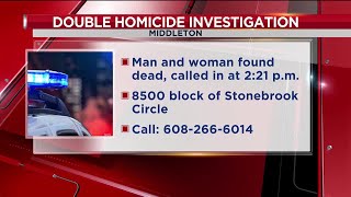 Dane Co. Sheriff’s Office investigating double homicide in Town of Middleton
