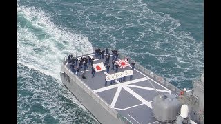 日本人でよかった!!海上自衛隊in来島海峡2017初冬　護衛艦しまかぜ