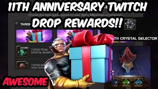 The 12-hour Twitch Drop Rewards are truly remarkable. | 11th Year Anniversary 🎁🎁🎁