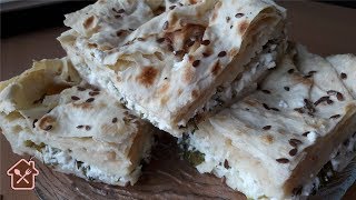 БОРЕК с сыром и зеленью | Borek with cheese and herbs :) Готовим дома с Наташей Берет