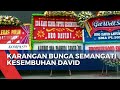 Karangan Bunga Berjejer di Rumah Sakit, Semangati Kesembuhan David