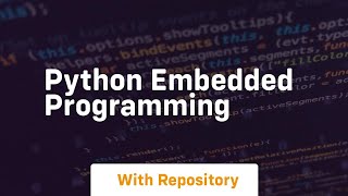 python embedded programming