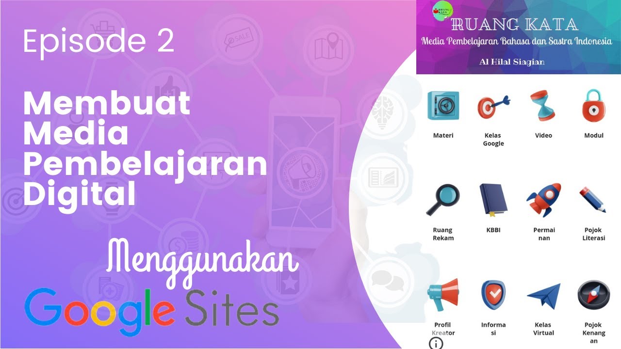 Membuat Media Pembelajaran Digital Menggunakan Google Site (Episode 2 ...