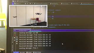 3 TELLO EDUs Swarm with Python