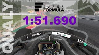 QUALY WORLD RECORD (Open) iRacing 24S4 SuperFormula Hotlap | Spa