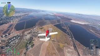 FS2024 - Santa Clara TO Palo Alto - Cirrus Vision Jet