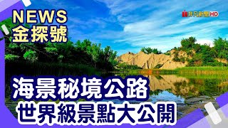 台南新玩法 公路之旅 | 頂頭額沙洲 七股遊客中心 黃金海岸 安平雅樂軒 奔向月世界 二寮觀日亭 王家燻羊肉【News金探號】