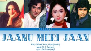 Janu Meri Jaan full song with lyrics in hindi, english and romanised.