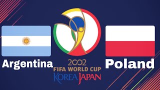 Argentina vs Polonia | Semifinal | Mundial Korea Japón 2002 | Winning Eleven Ps1.