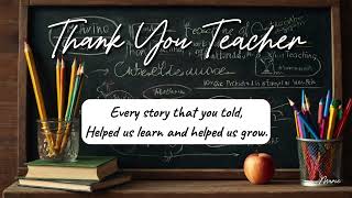 Thank You Teacher
