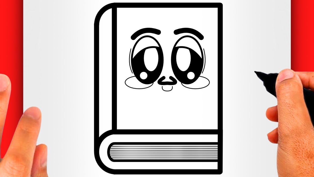 How To Draw A Book Easy Cute Book Drawing Easy Youtube